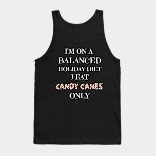 Christmas Candy Cane Diet Tank Top